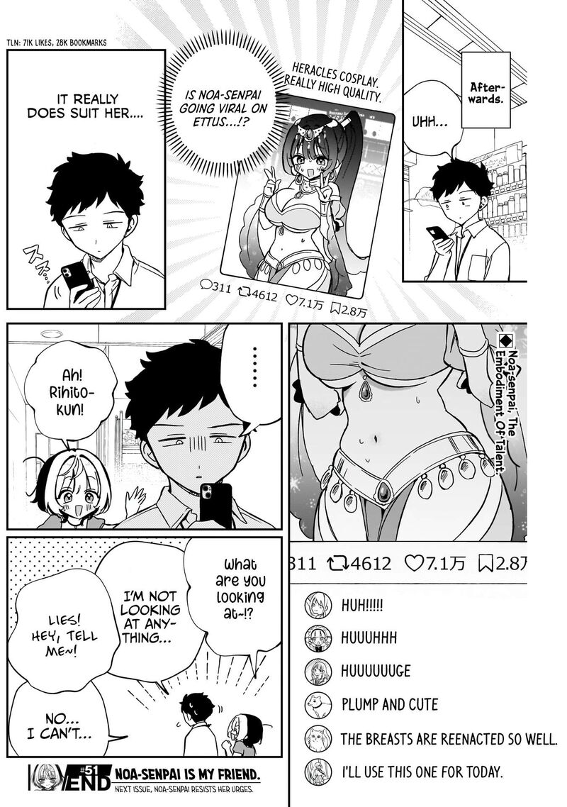Noa Senpai Wa Tomodachi Chapter 51 Page 19