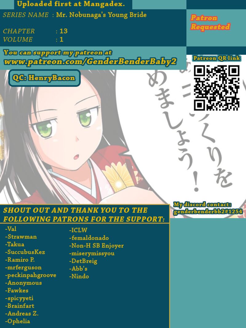 Nobunaga Sensei No Osanazuma Chapter 13 Page 1