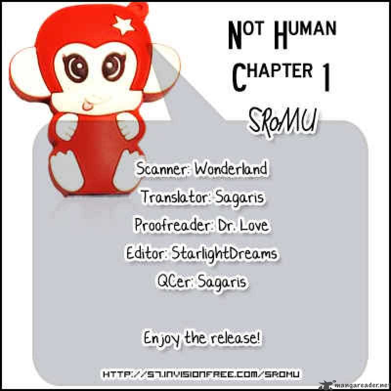 Not Human Chapter 1 Page 1