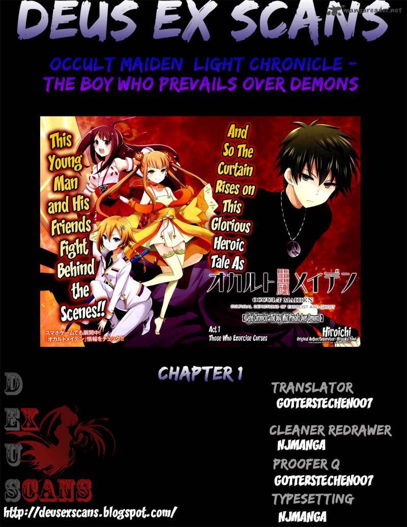 Occult Maiden Light Chronicle The Boy Who Prevails Over Demons Chapter 1 Page 66