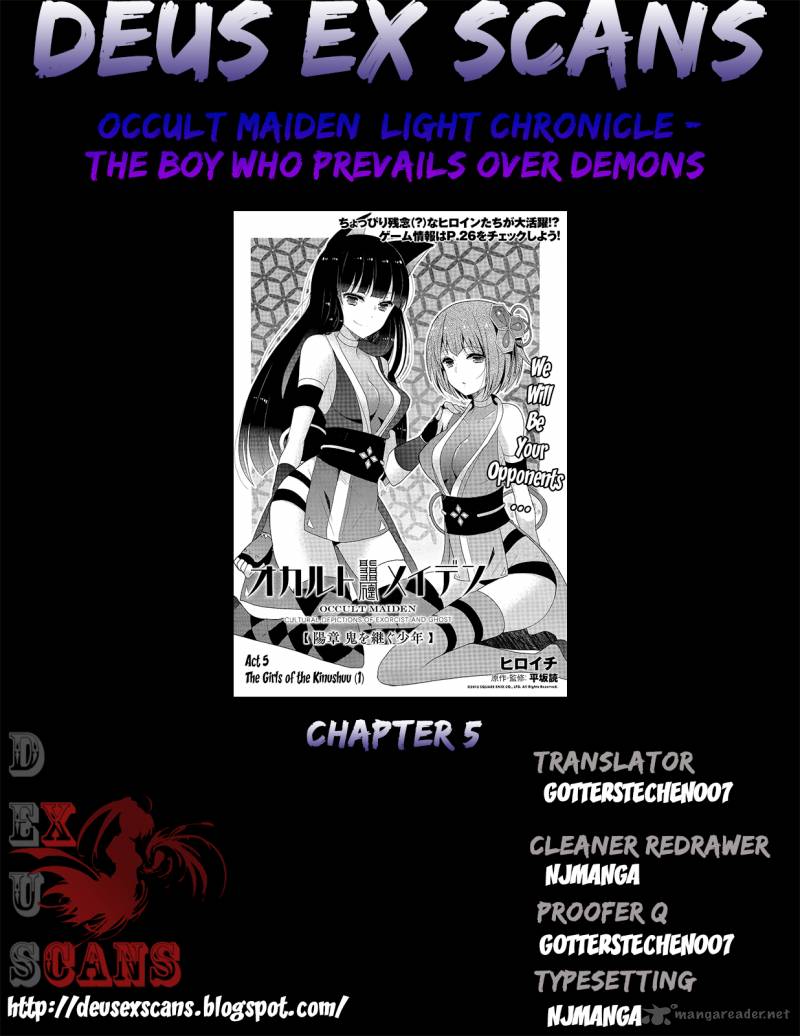 Occult Maiden Light Chronicle The Boy Who Prevails Over Demons Chapter 5 Page 17