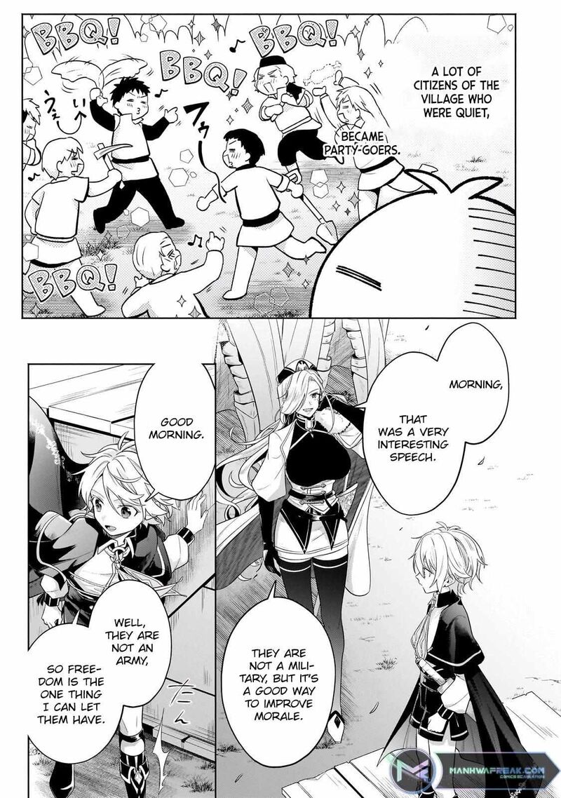 Okiraku Ryoushu No TanoshII Ryouchi Bouei Seisan Kei Majutsu De Na Mo Na Kimura Wo Saikyou No Jousai Toshi Ni Chapter 18 Page 23