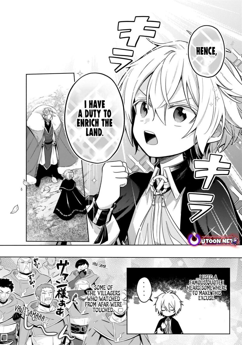 Okiraku Ryoushu No TanoshII Ryouchi Bouei Seisan Kei Majutsu De Na Mo Na Kimura Wo Saikyou No Jousai Toshi Ni Chapter 34a Page 4