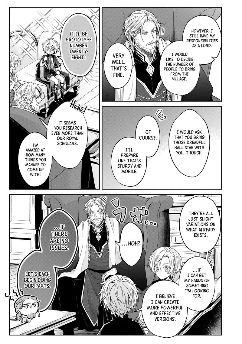 Okiraku Ryoushu No TanoshII Ryouchi Bouei Seisan Kei Majutsu De Na Mo Na Kimura Wo Saikyou No Jousai Toshi Ni Chapter 36a Page 13