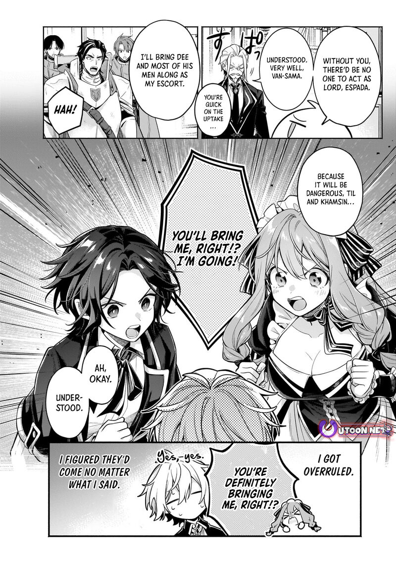 Okiraku Ryoushu No TanoshII Ryouchi Bouei Seisan Kei Majutsu De Na Mo Na Kimura Wo Saikyou No Jousai Toshi Ni Chapter 36b Page 6