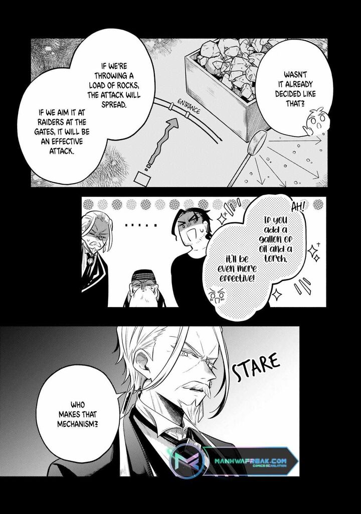 Okiraku Ryoushu No TanoshII Ryouchi Bouei Seisan Kei Majutsu De Na Mo Na Kimura Wo Saikyou No Jousai Toshi Ni Chapter 8 Page 5