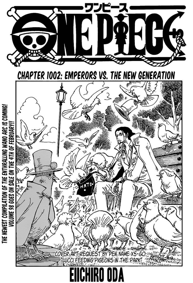 One Piece Chapter 1002 Page 1