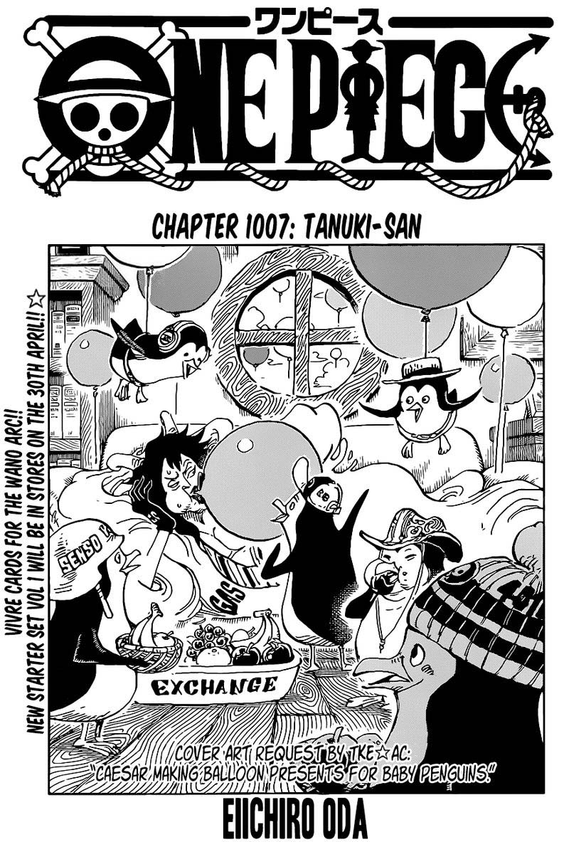 One Piece Chapter 1007 Page 1