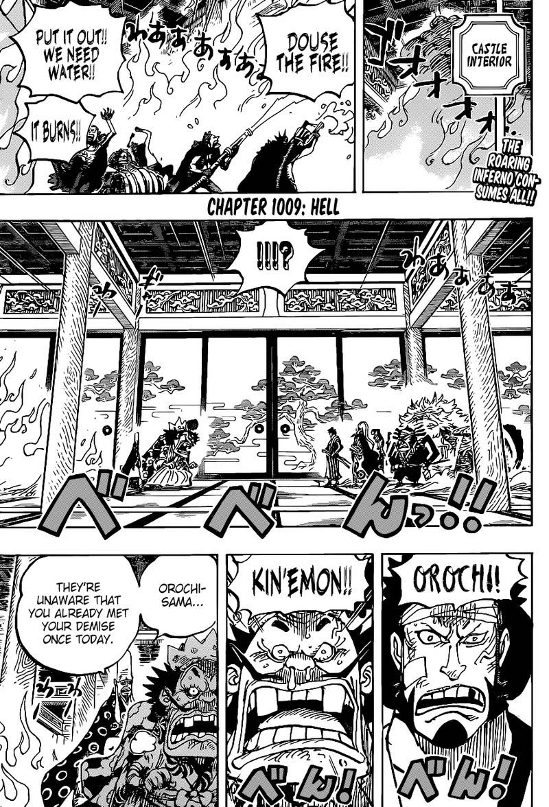 One Piece Chapter 1009 Page 3