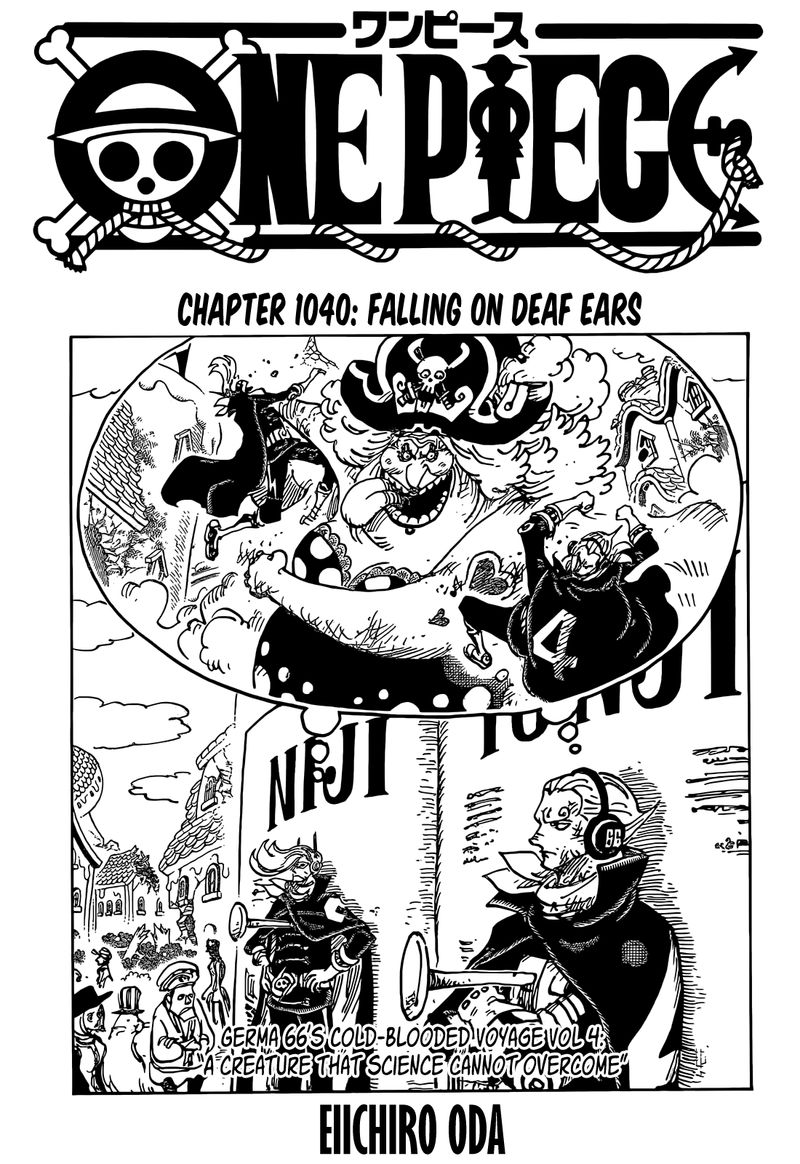 One Piece Chapter 1040 Page 1