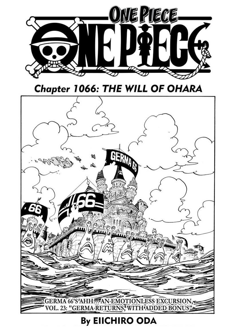 One Piece Chapter 1066 Page 1