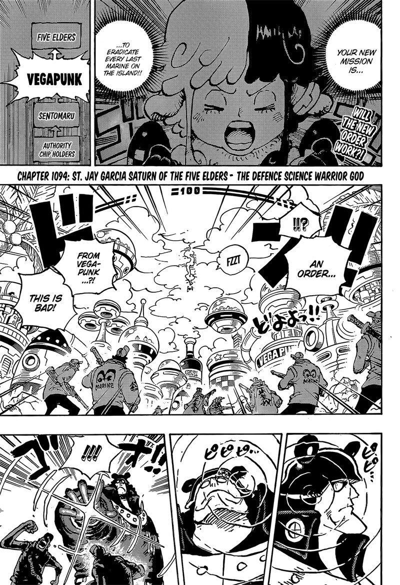 One Piece Chapter 1094 Page 1