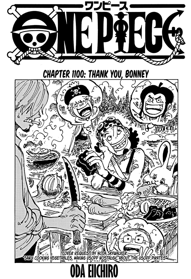 One Piece Chapter 1100 Page 1