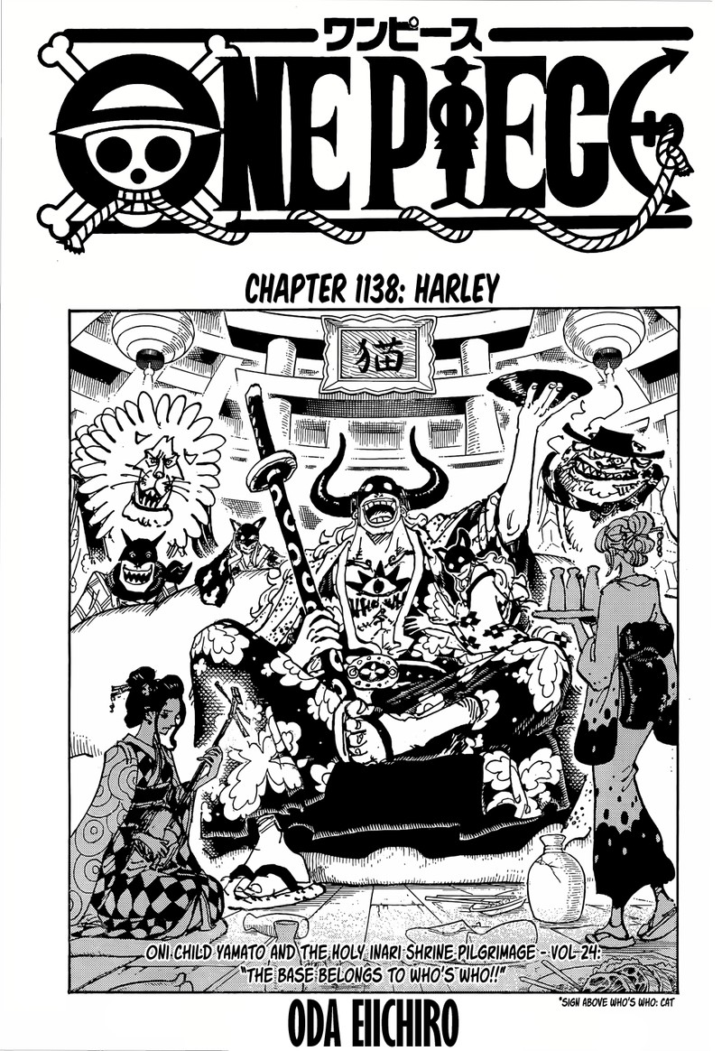 One Piece Chapter 1138 Page 1