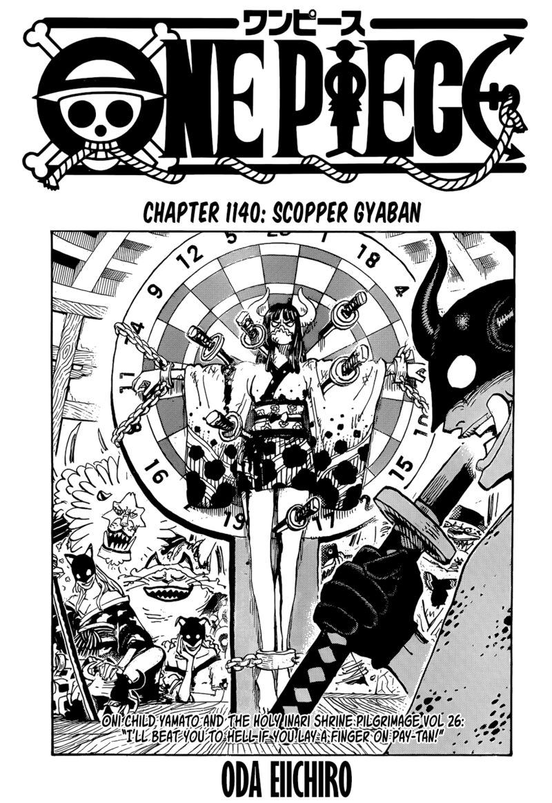 One Piece Chapter 1140 Page 1