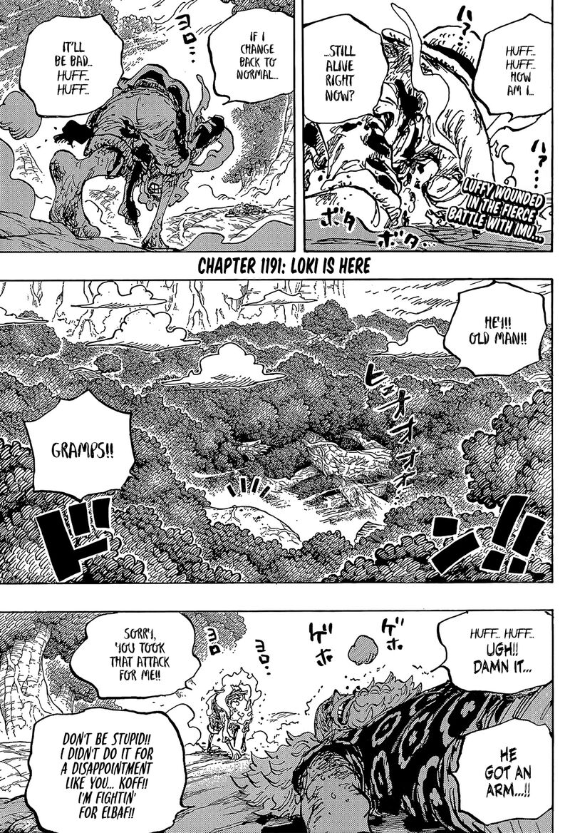 One Piece Chapter 1191 Page 1