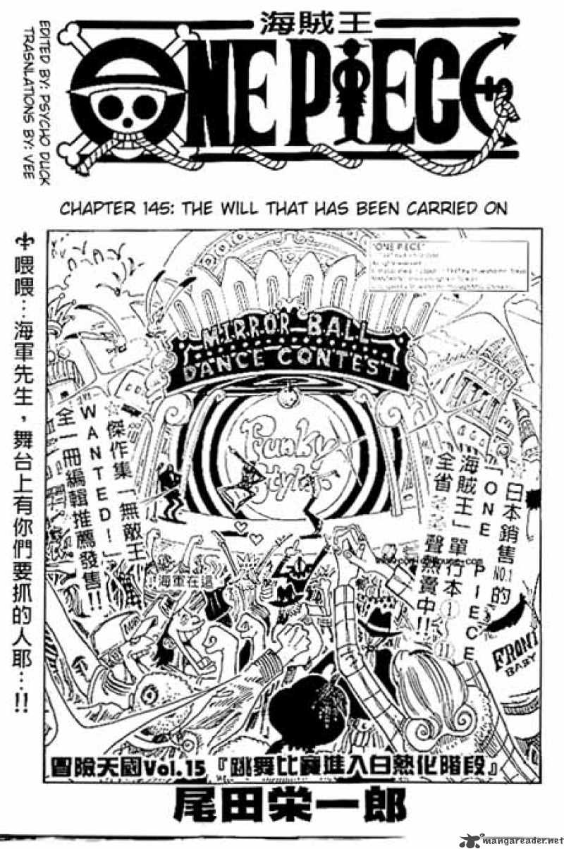 One Piece Chapter 145 Page 1