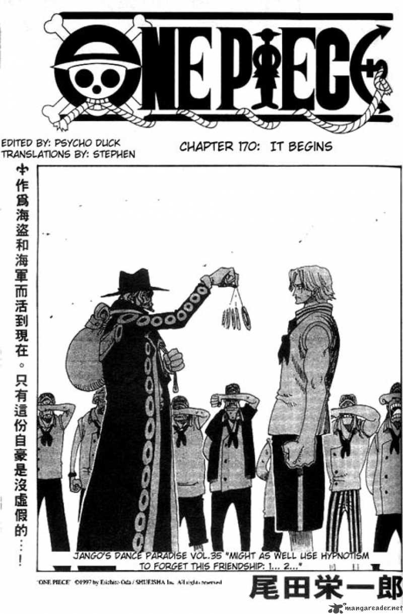 One Piece Chapter 170 Page 1