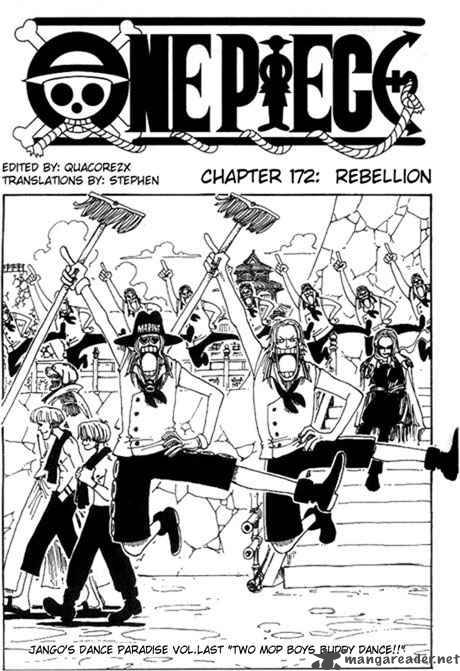 One Piece Chapter 172 Page 1