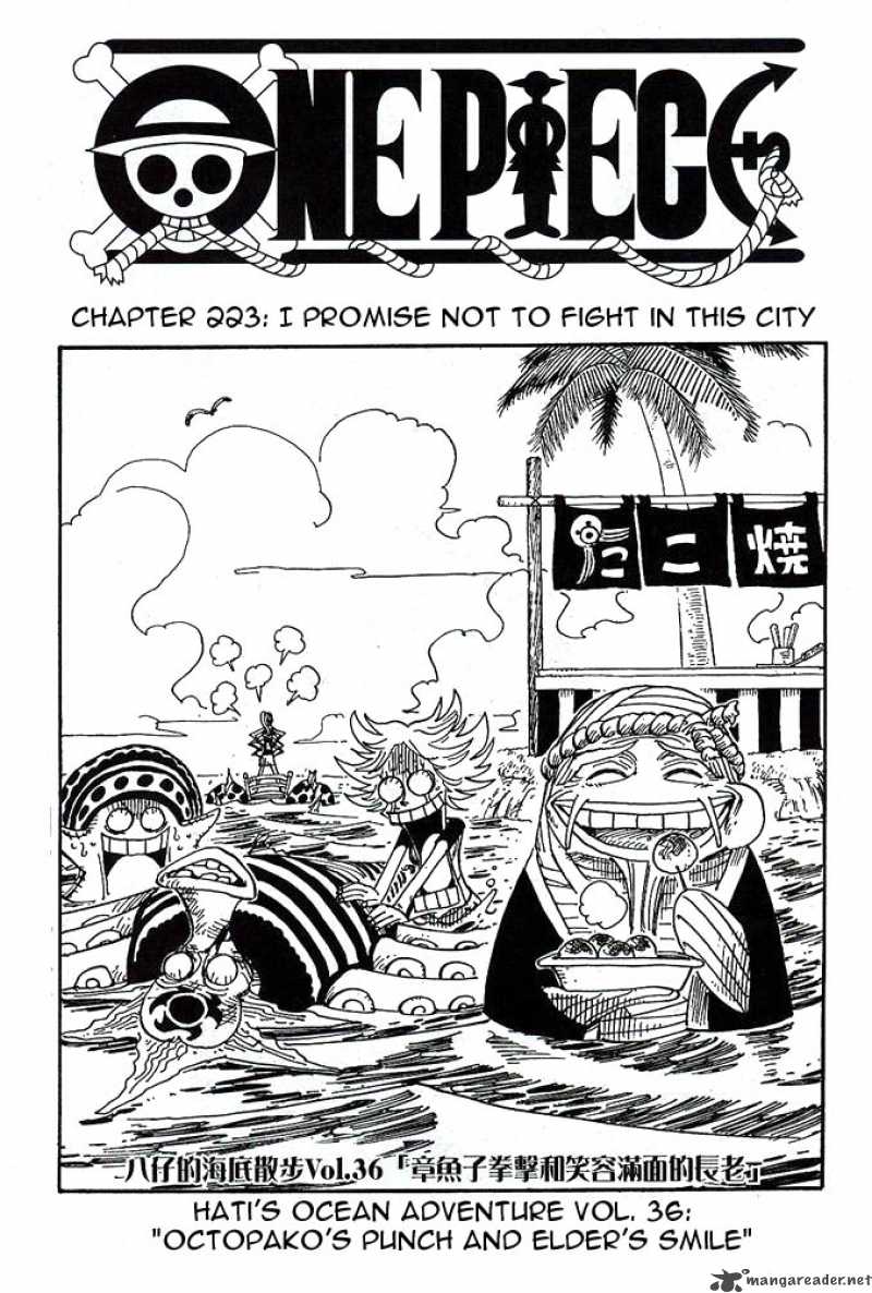 One Piece Chapter 223 Page 1