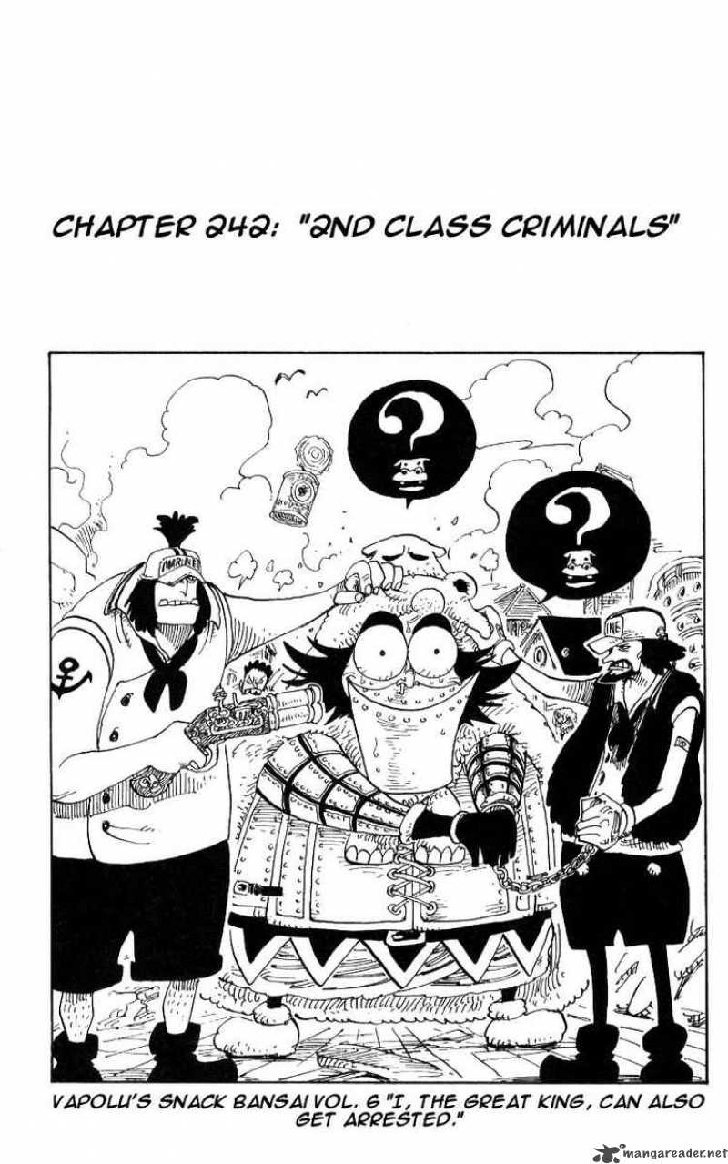 One Piece Chapter 242 Page 1