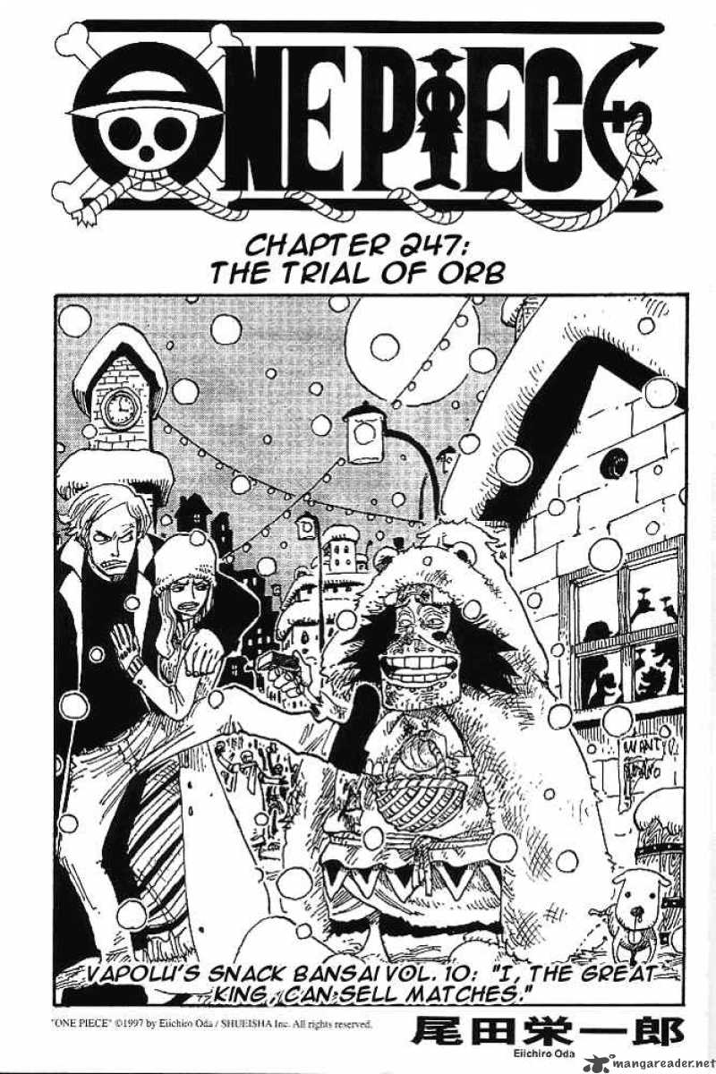 One Piece Chapter 247 Page 1