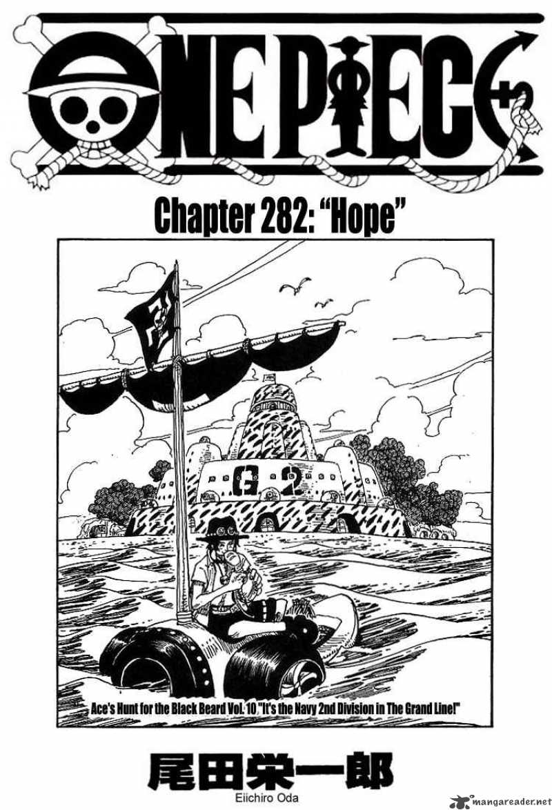 One Piece Chapter 282 Page 1