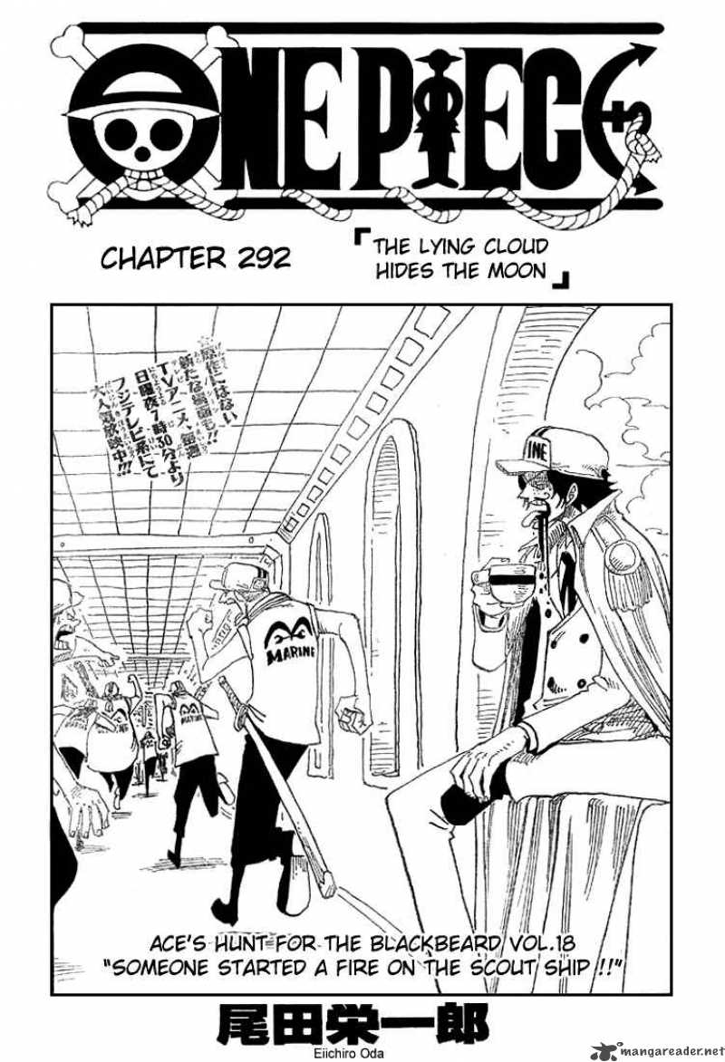 One Piece Chapter 292 Page 1