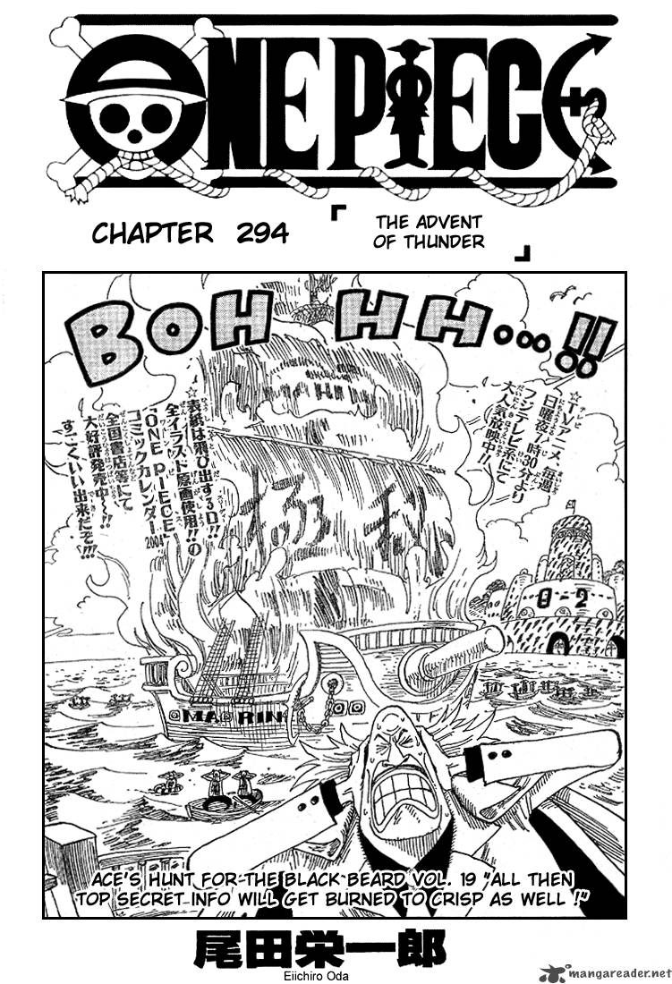 One Piece Chapter 294 Page 1