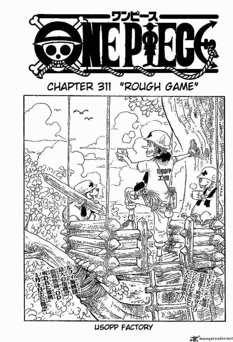 One Piece Chapter 311 Page 1