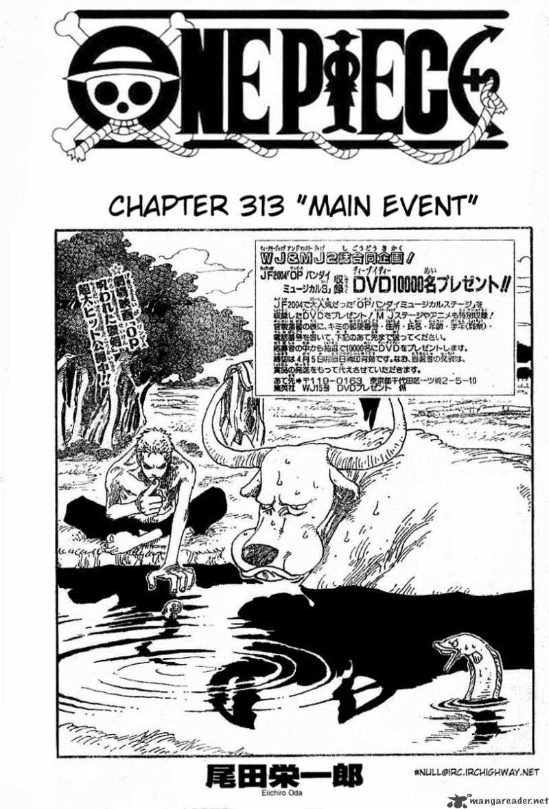 One Piece Chapter 313 Page 1