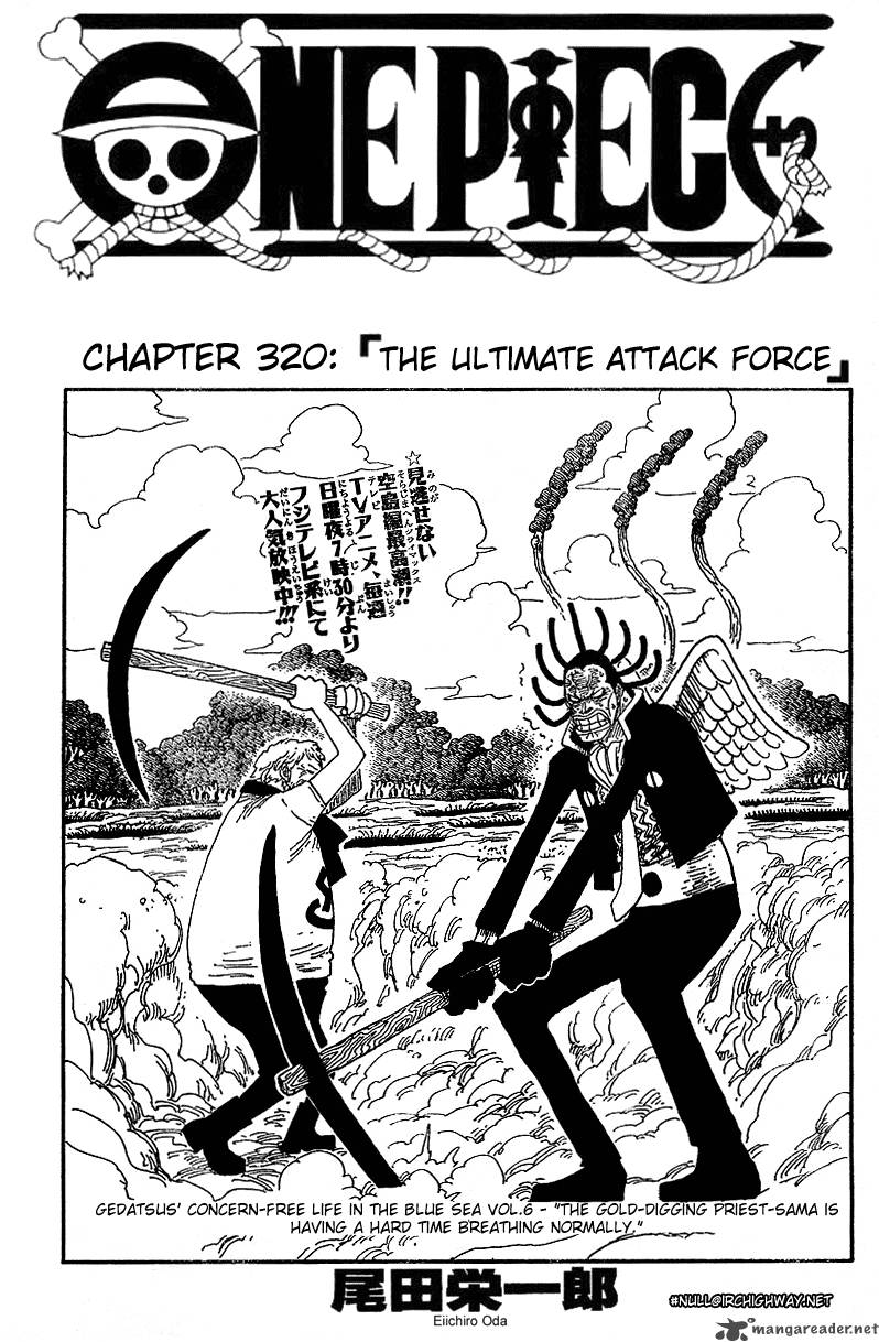 One Piece Chapter 320 Page 1
