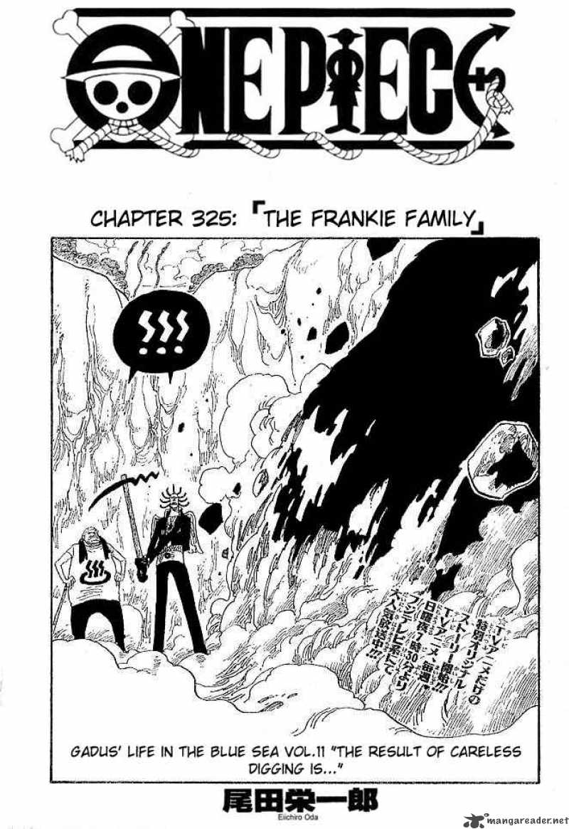 One Piece Chapter 325 Page 1