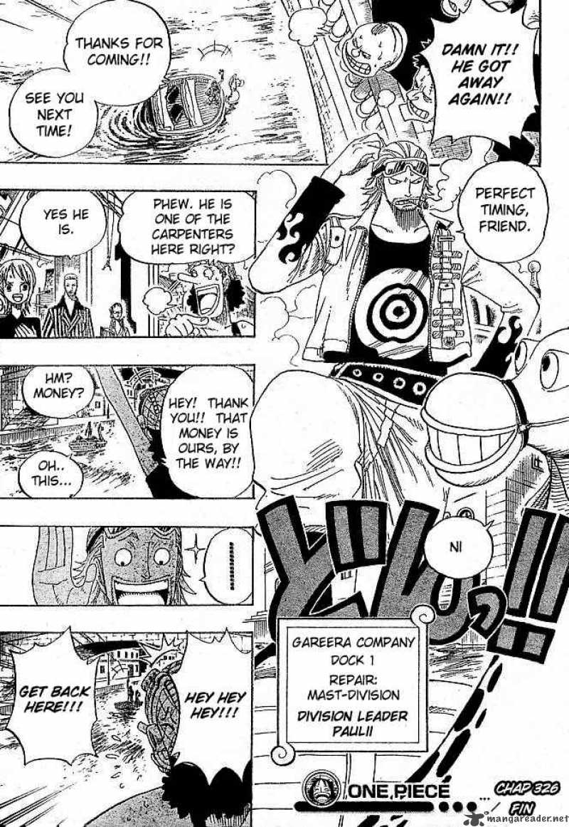 One Piece Chapter 326 Page 17