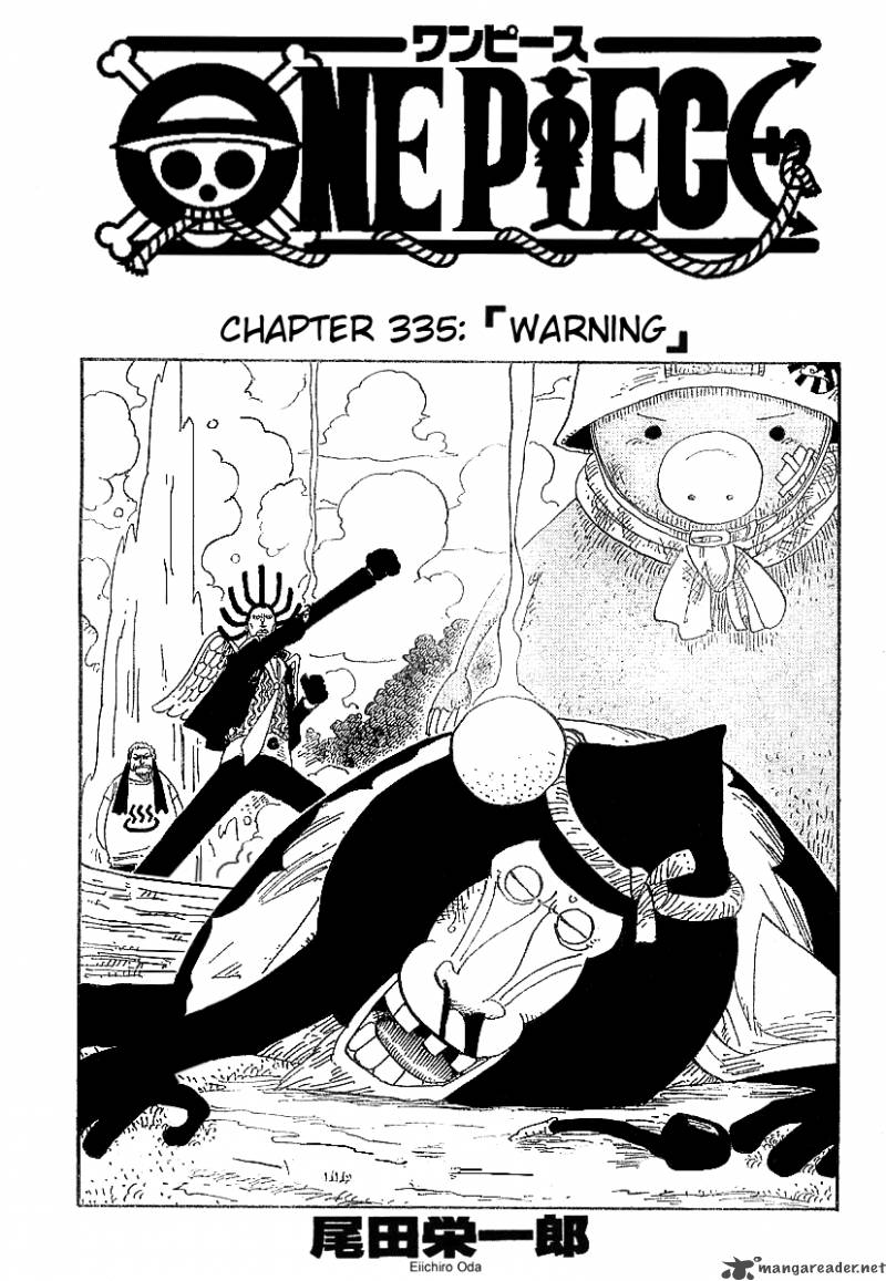 One Piece Chapter 335 Page 1