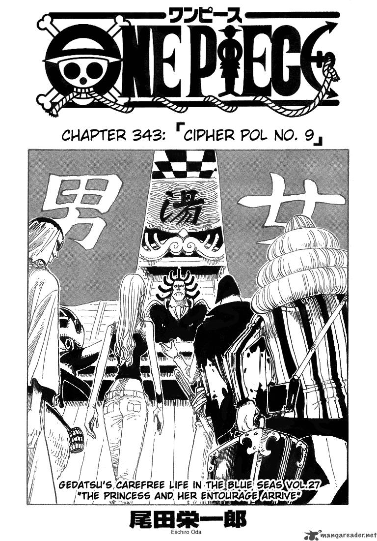 One Piece Chapter 343 Page 1