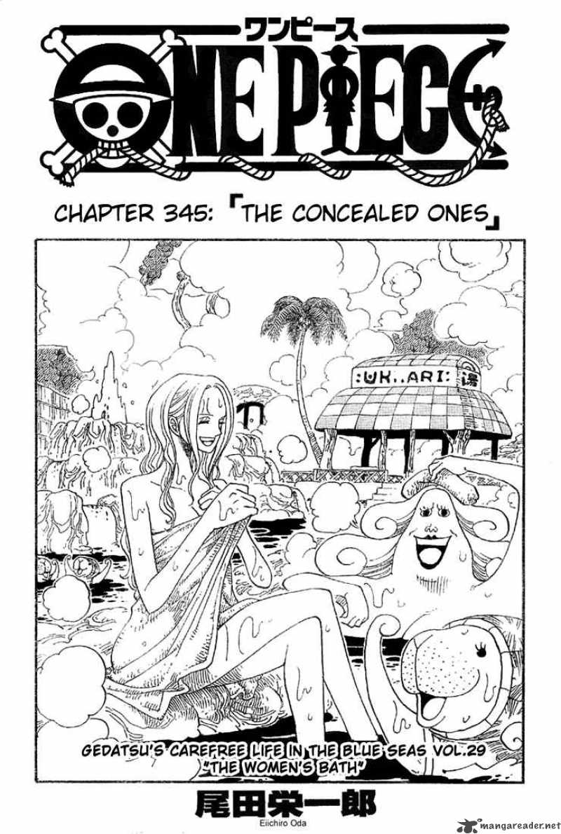 One Piece Chapter 345 Page 1