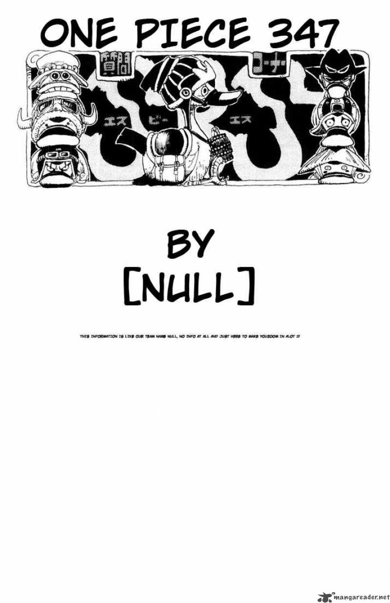 One Piece Chapter 347 Page 19