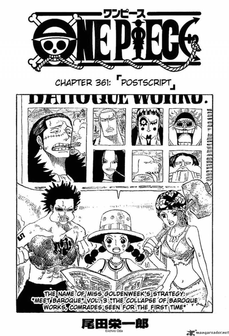 One Piece Chapter 361 Page 1