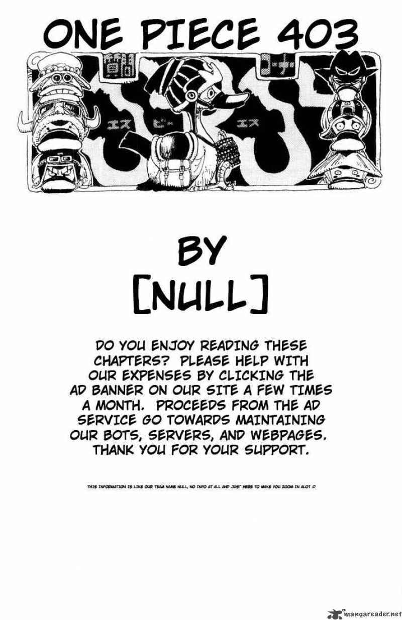 One Piece Chapter 403 Page 20