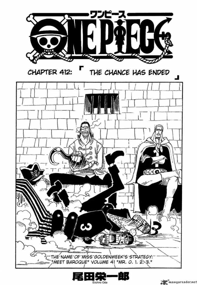 One Piece Chapter 412 Page 1
