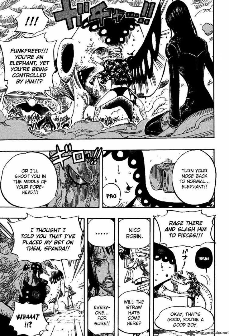 One Piece Chapter 423 Page 9