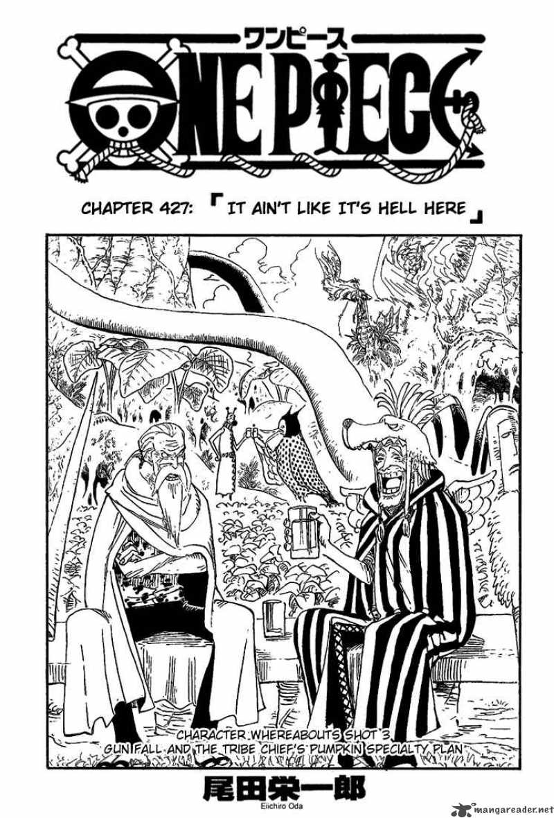 One Piece Chapter 427 Page 1