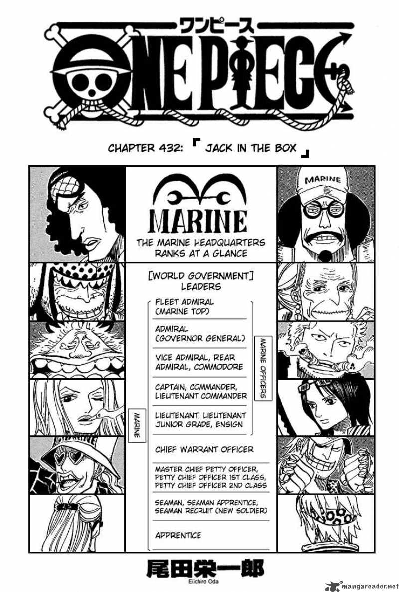 One Piece Chapter 432 Page 1