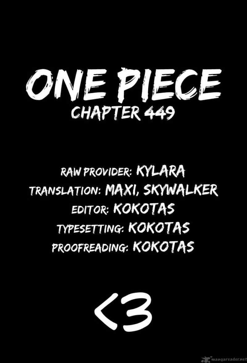 One Piece Chapter 449 Page 18