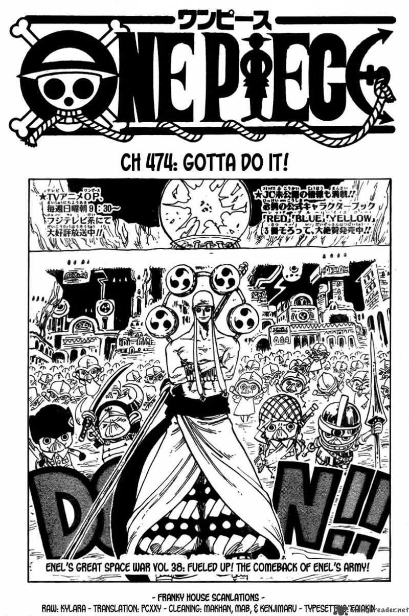 One Piece Chapter 474 Page 1