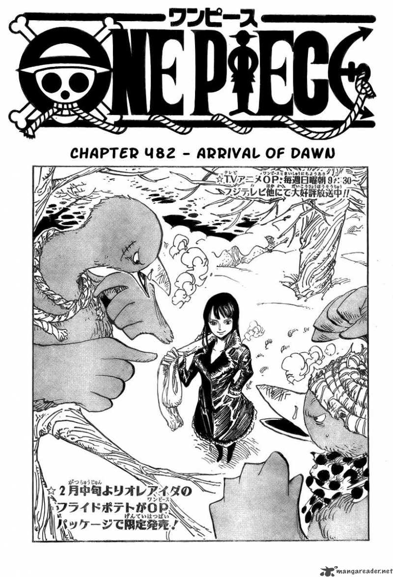 One Piece Chapter 482 Page 1