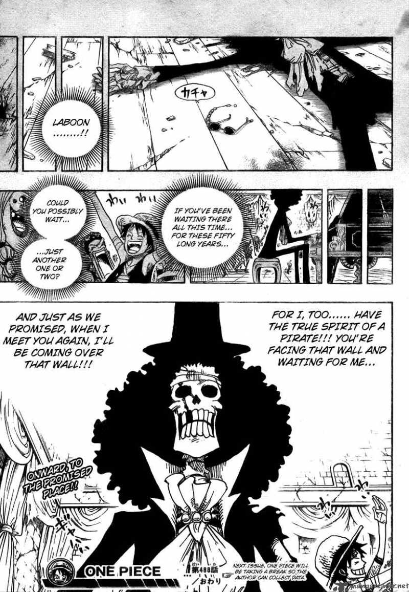 One Piece Chapter 488 Page 20