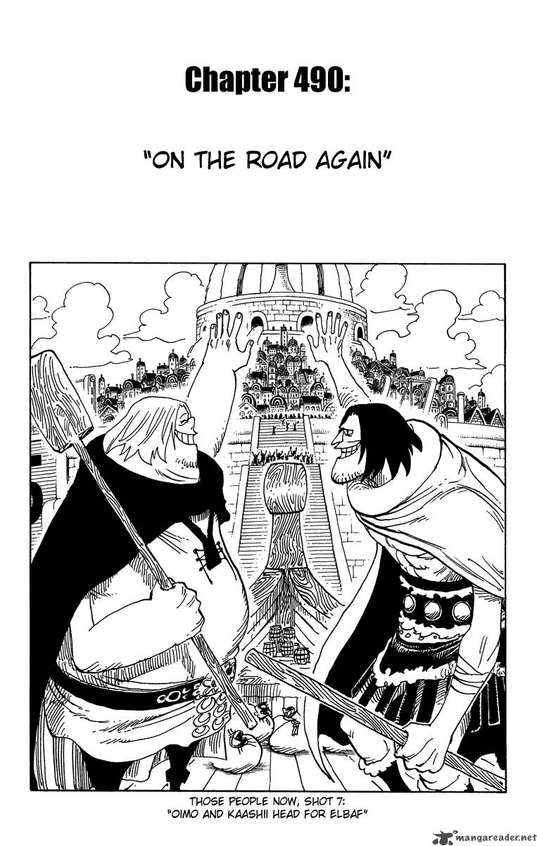 One Piece Chapter 490 Page 1