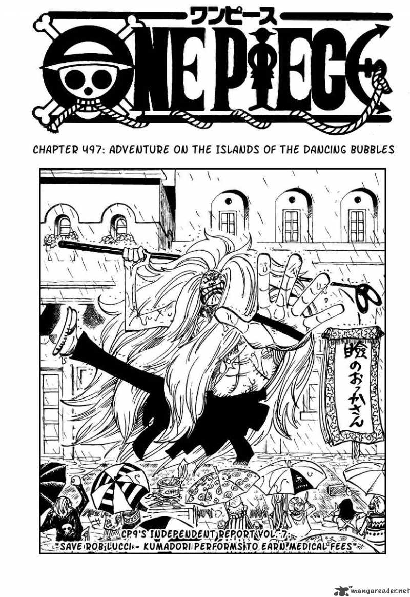 One Piece Chapter 497 Page 1